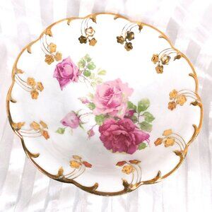 Carl Tielsch CT Atwasser Large Floral Serving Bowl # 26490